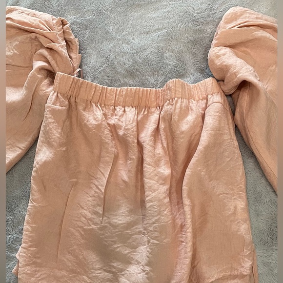 Elodie Billow Sleeve Off Shoulder Top - Picture 1 of 8